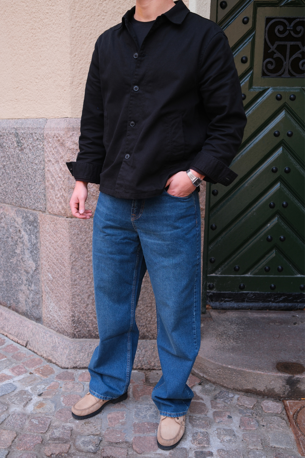 Wilhelm Regular Jeans - Dunkelblauer Denim