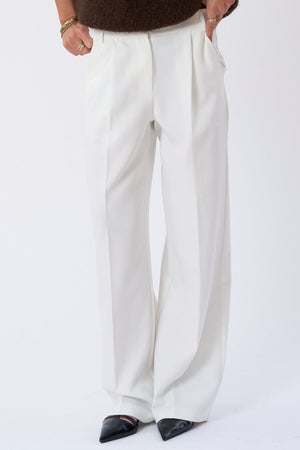 Mila Wide Pants - gebrochenes Weiß