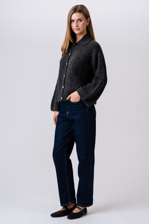 Josie Polo Knit – Graphit