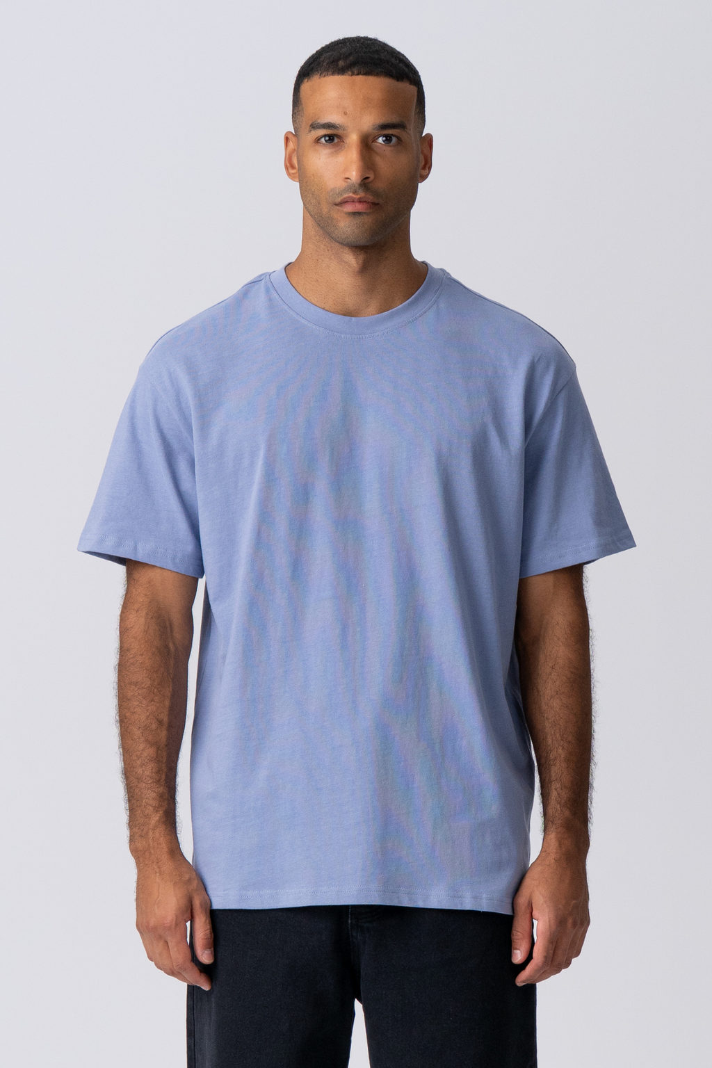 Schwer Oversized T -Shirt - Bratsche Blau