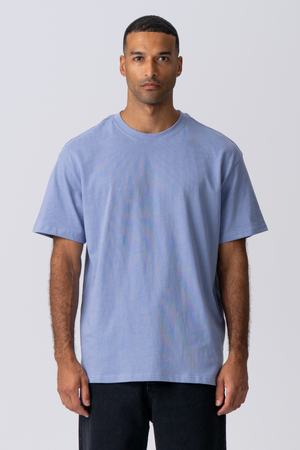 Schwer Oversized T -Shirt - Bratsche Blau