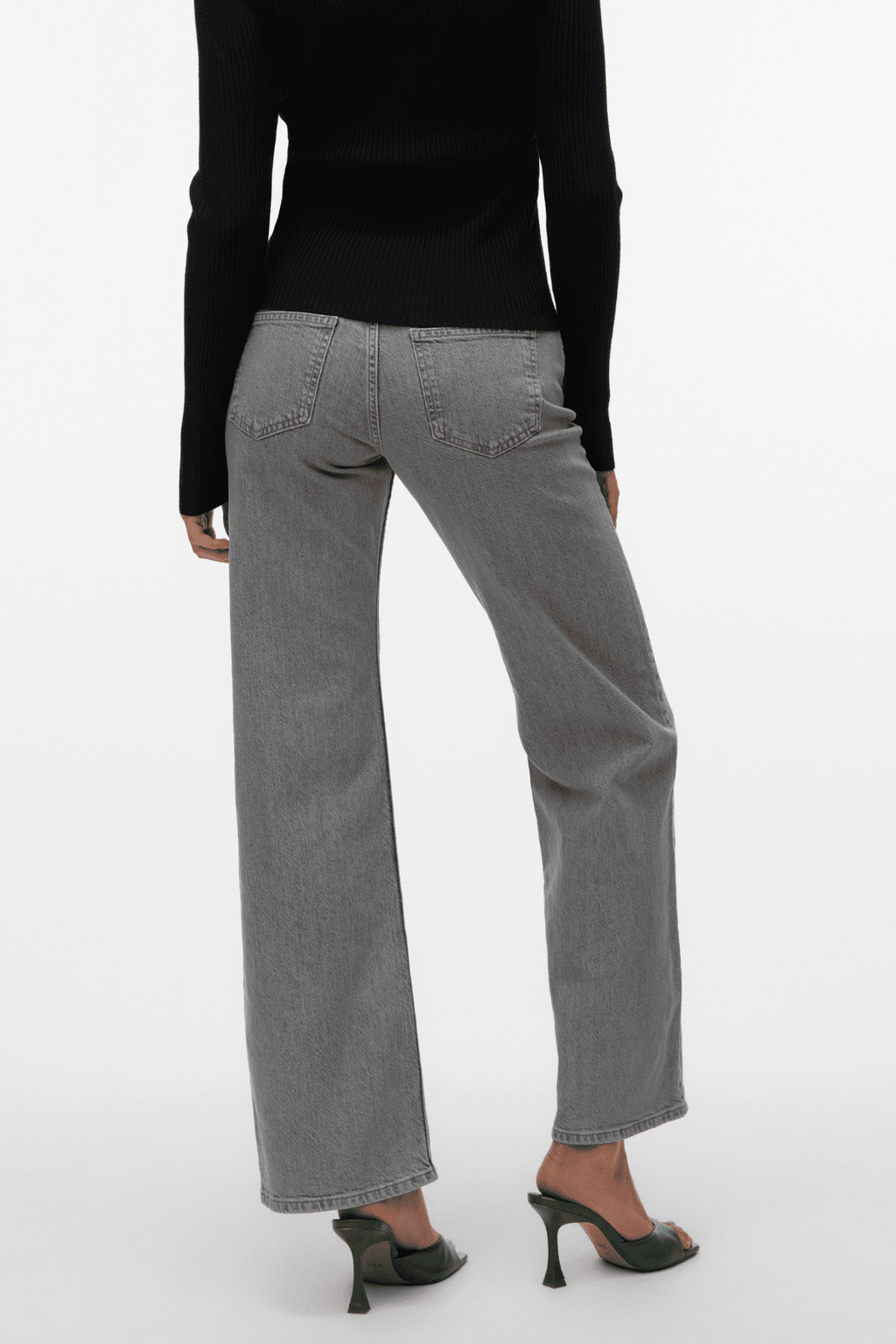Alexis Low Taille Jeans Jeans - hellgraues Jeans