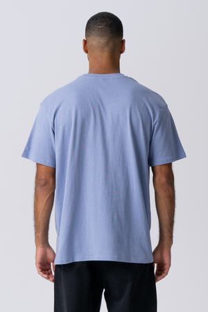 Schwer Oversized T -Shirt - Bratsche Blau