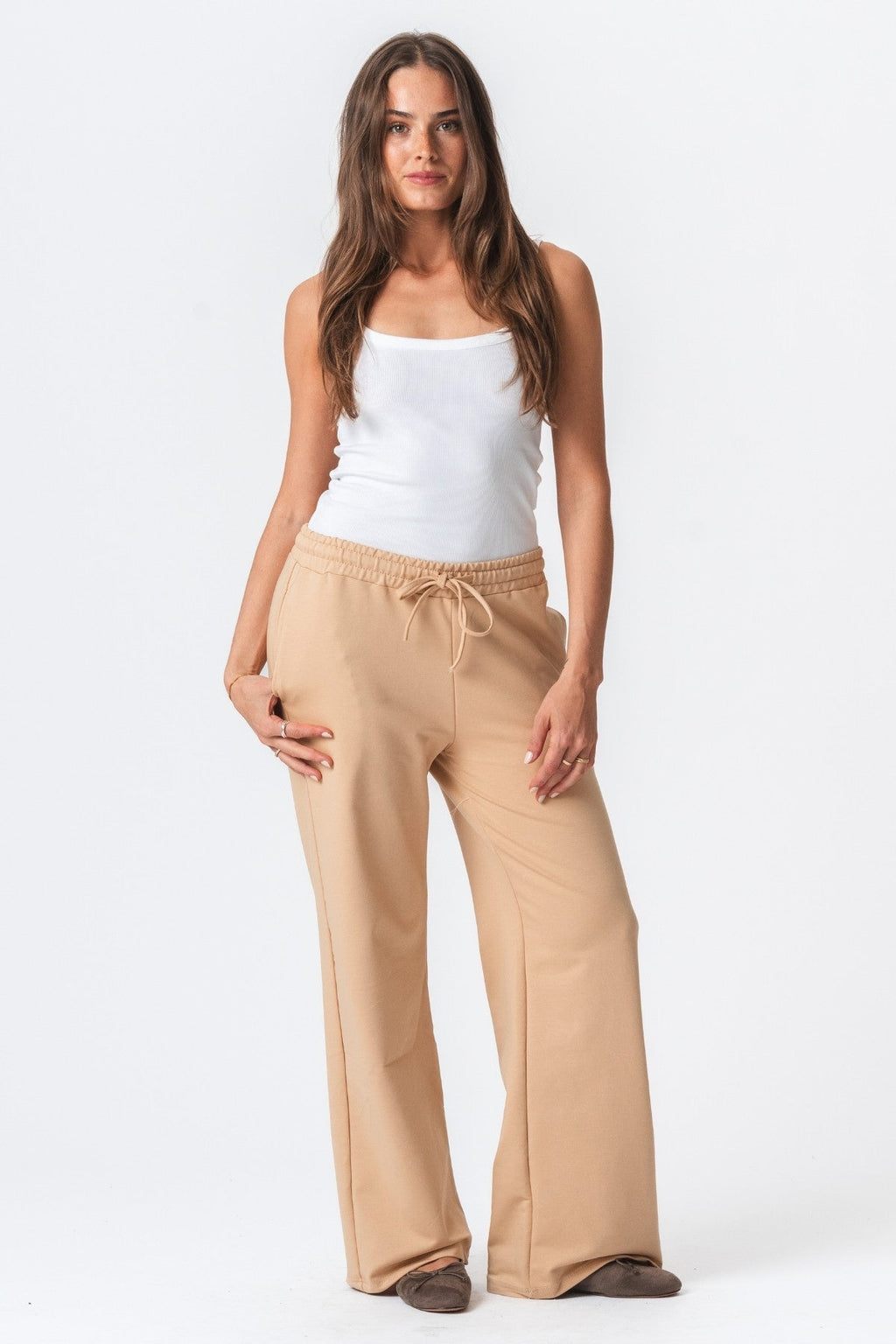 Jogginghosen weit - Sand