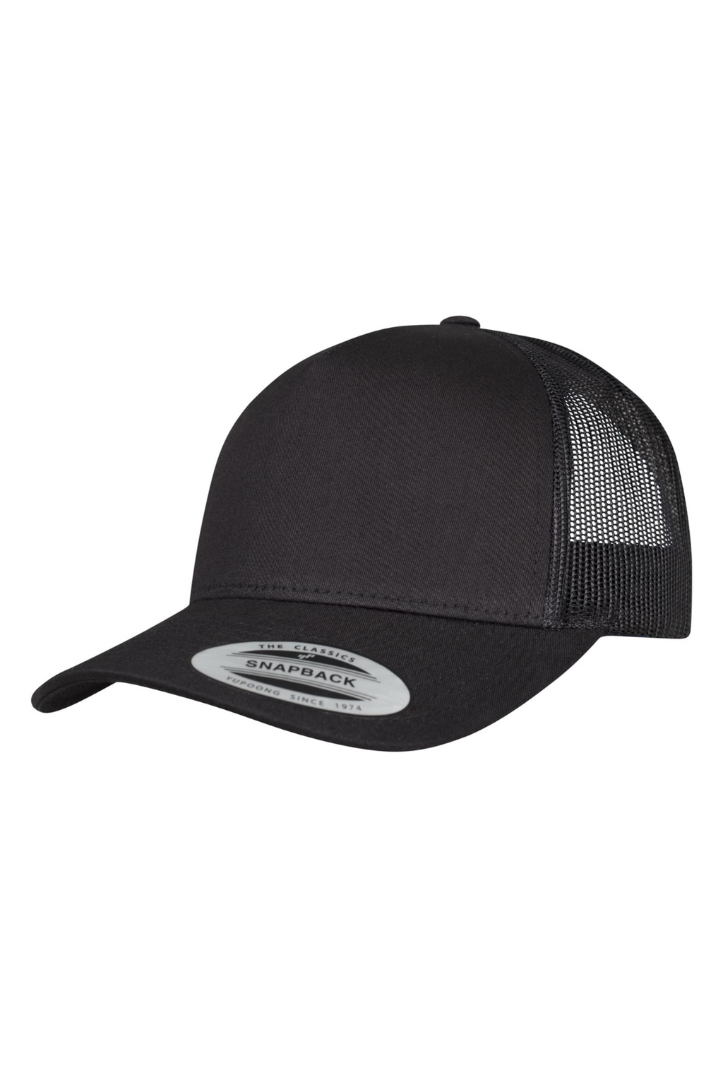 Retro Trucker Cap - Schwarz