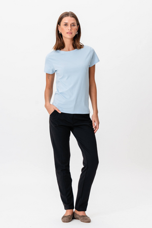 Basic T -Shirt - Himmelblau