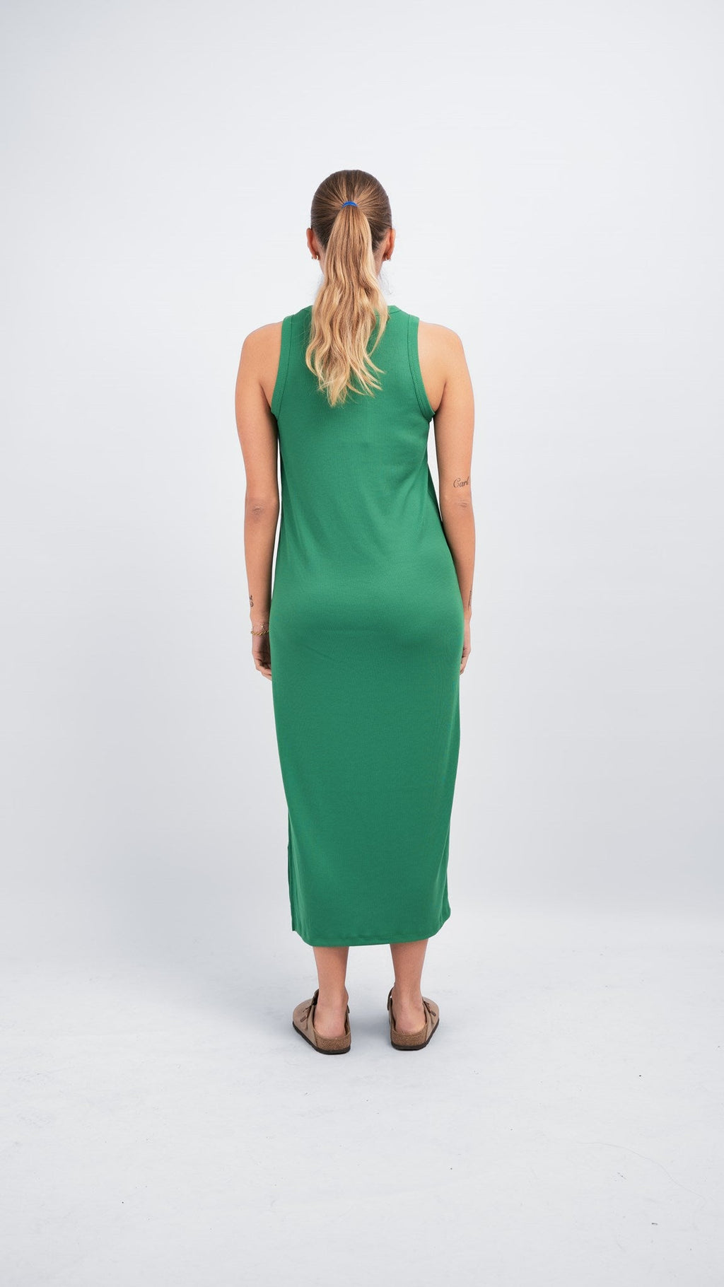Linie Sommerkleid - grüne Biene