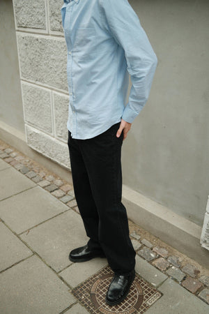 Baggy Jeans - schwarzer Denim