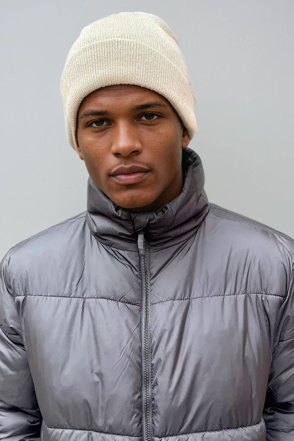 Klassische Mütze - Beige