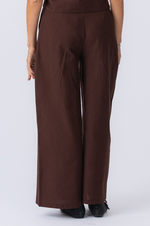 Melissa breit Pants - Braun