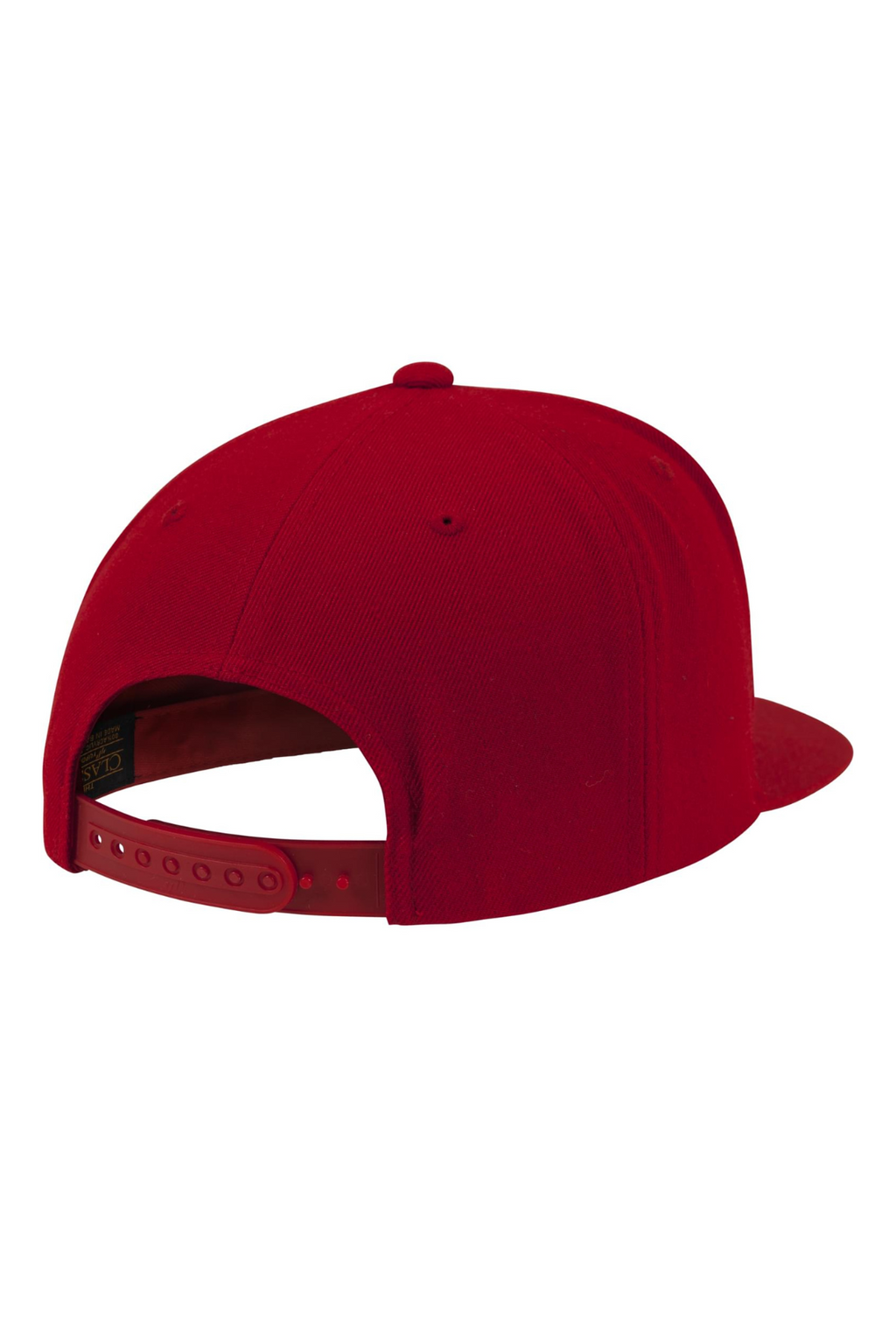 Klassischer Snapback - rot/rot
