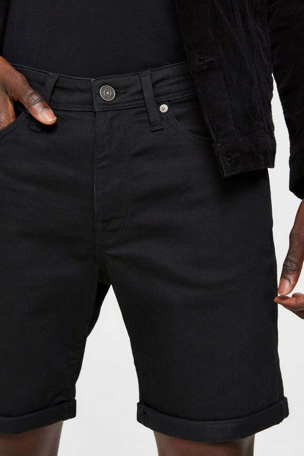 Denim Shorts - Schwarz