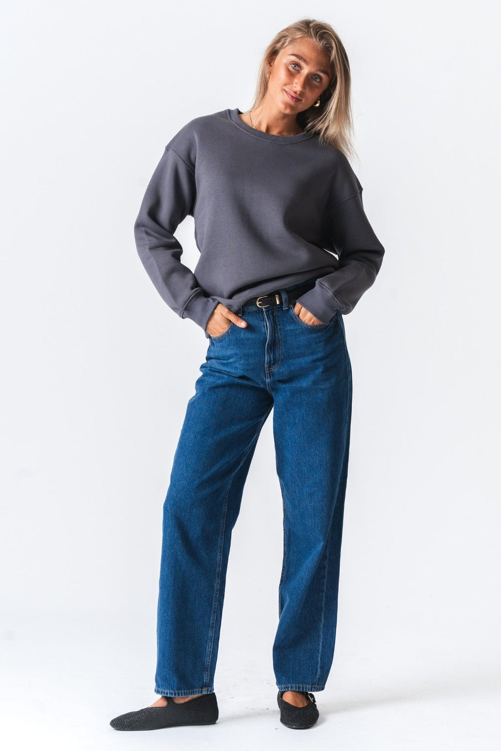 Alina Sweatshirt - Dunkelgrau