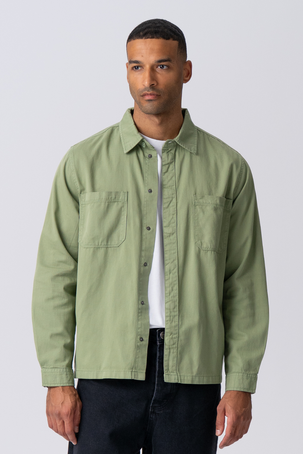 Alex Hemd Regular Fit - leichte Olive