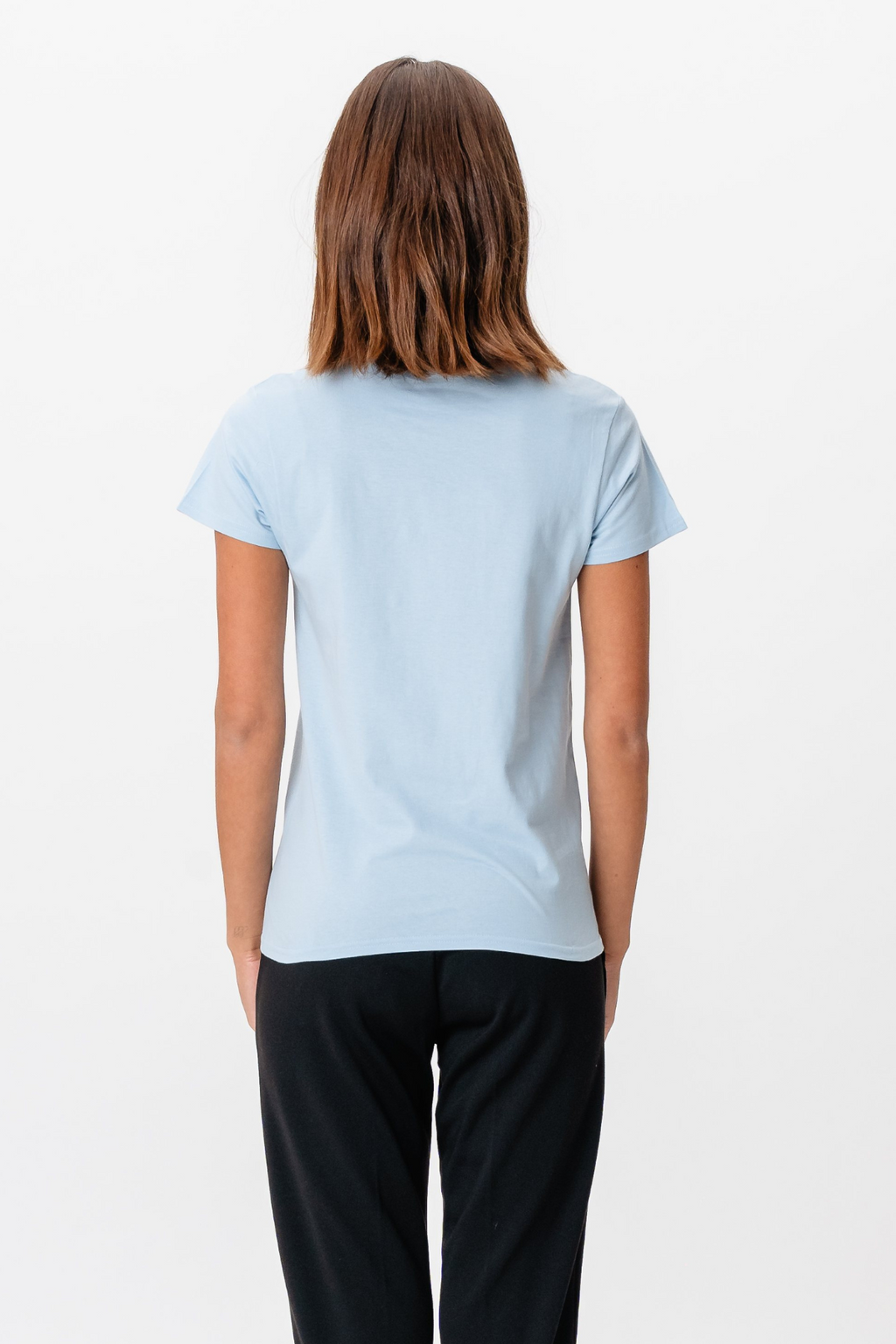 Basic T -Shirt - Himmelblau