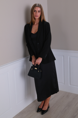 Blazer mit klassischer Passform - Schwarz