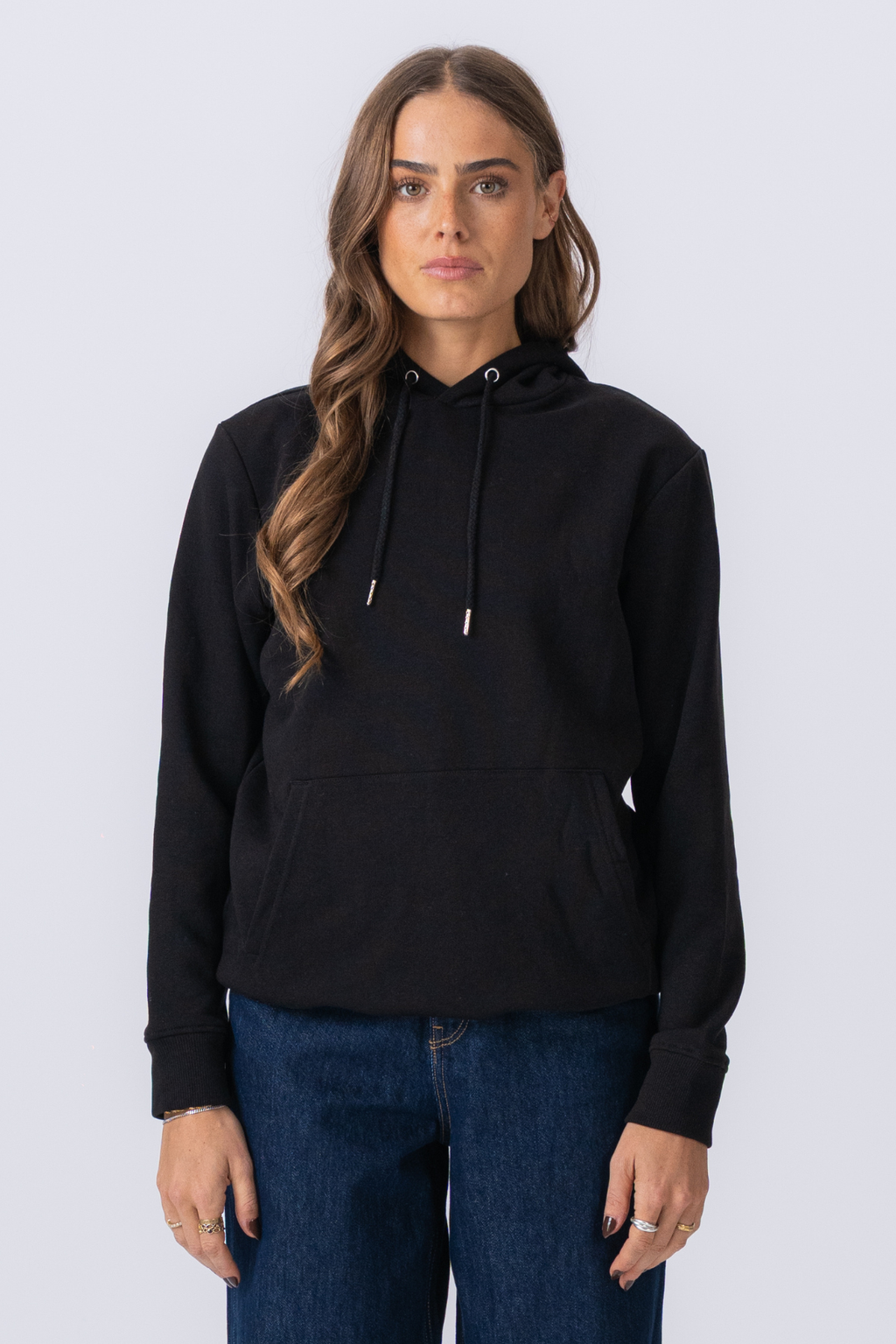 Sweatshirt Hoodie - Schwarz