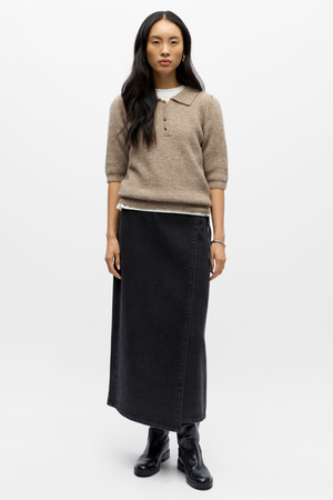 Anine Strick Polo - Morel Melange