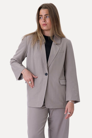 Oversized Blazer - Grau