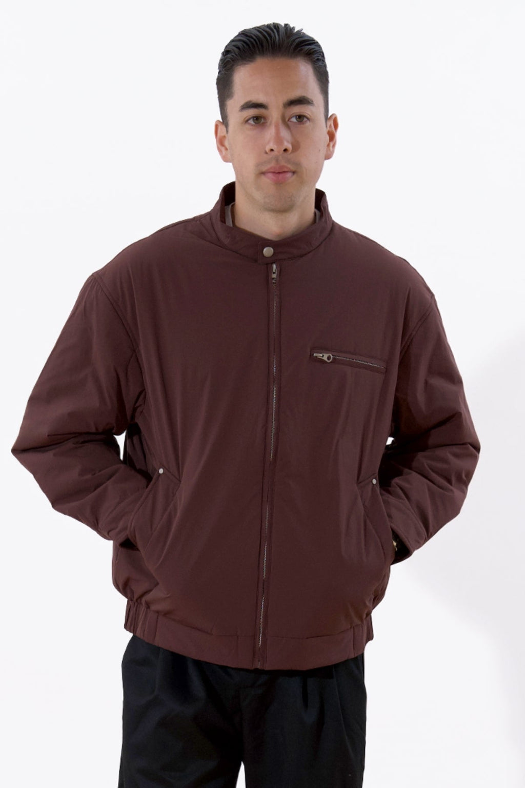 Cooper Kurze Jacke – Burgunderrot