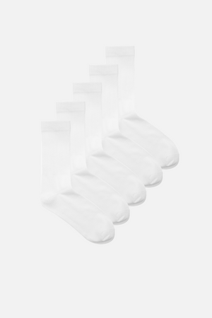 Heritage Tennissocken 5 Stk. - Weiß