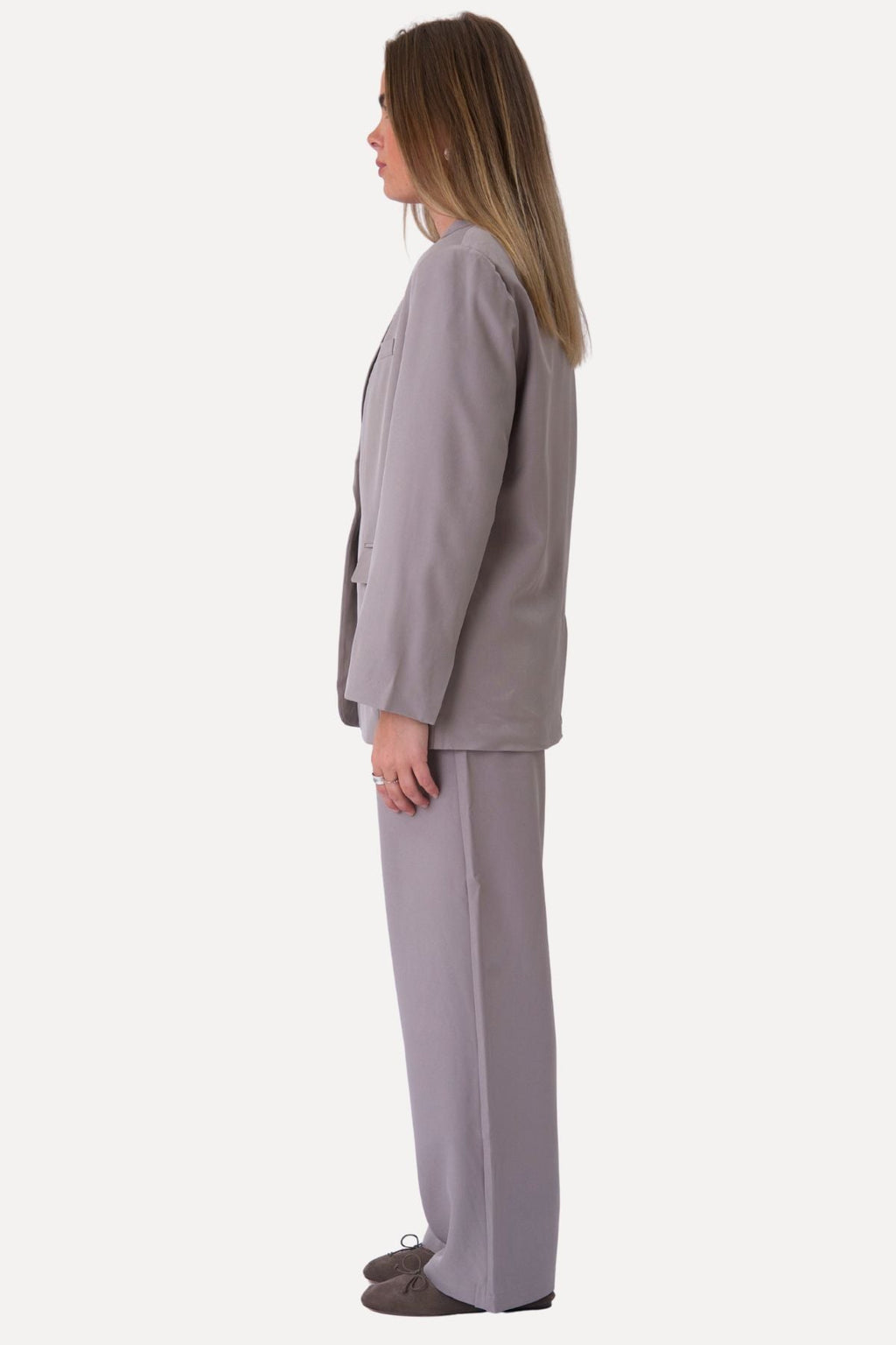 Oversized Blazer - Grau