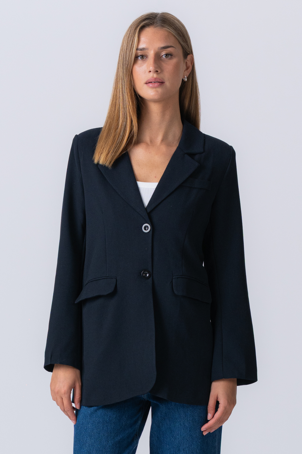 Claire Oversized Blazer - Marine
