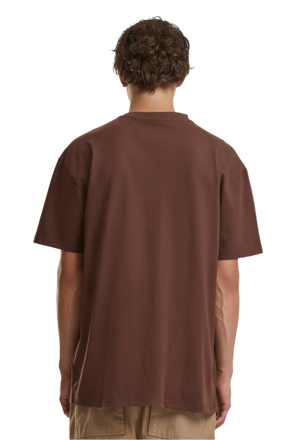 Schwer Oversized T -Shirt - Schokoladenbraun