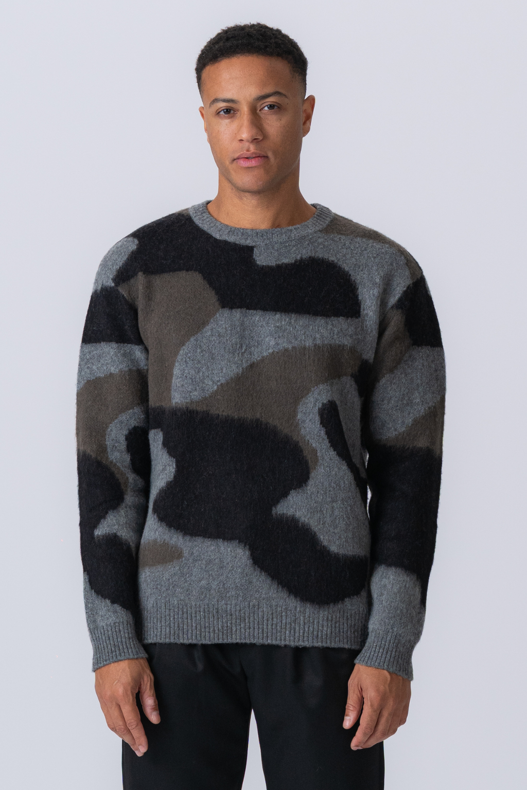 Sebastian Crew Neck Strick - Castlerock Mela