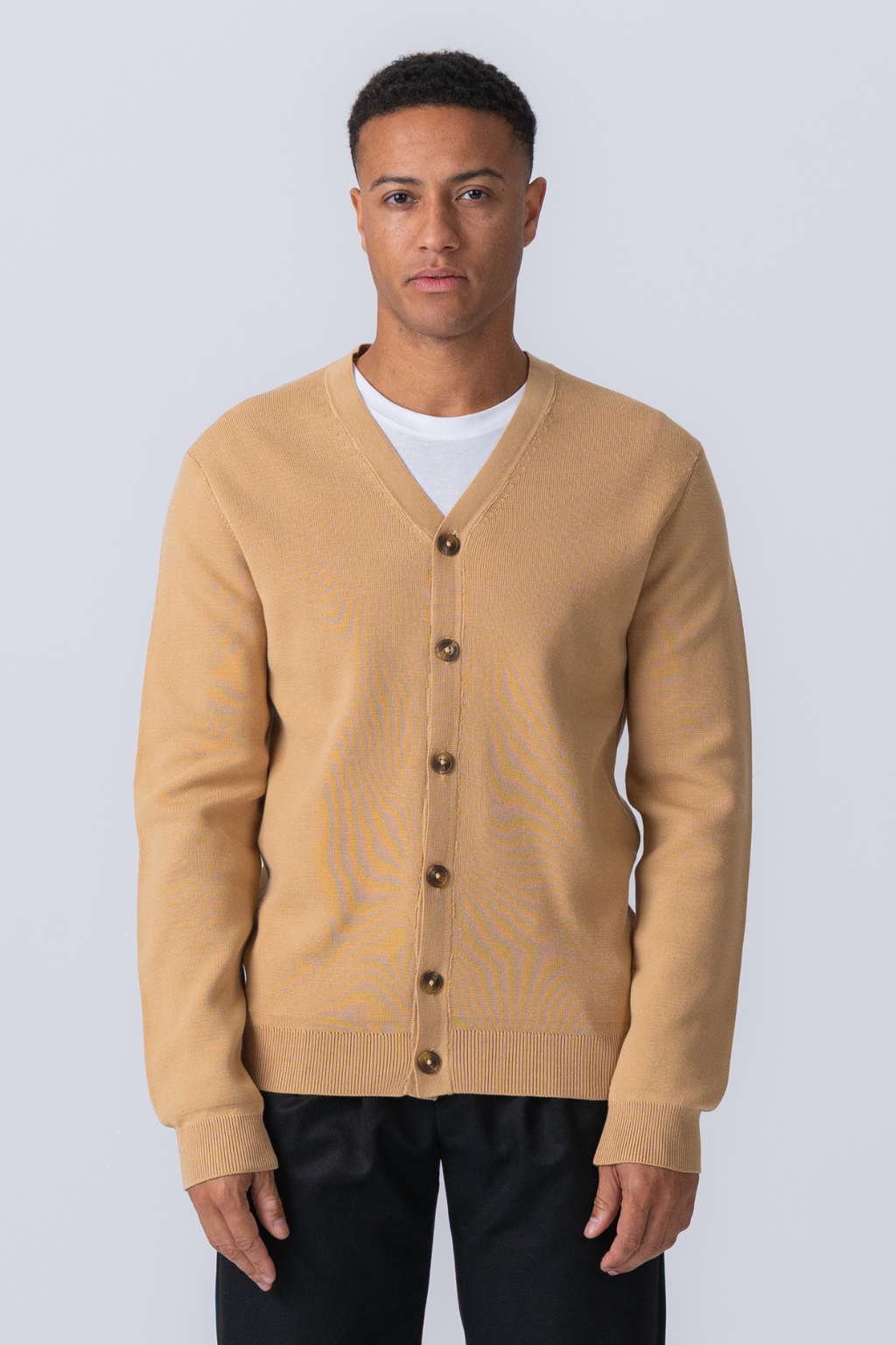 Milo Strick -Strickjacke - Sand