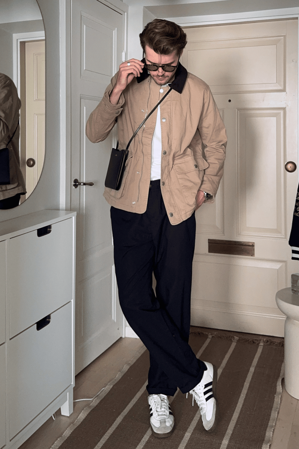 Twilljacke - dunkler Sand