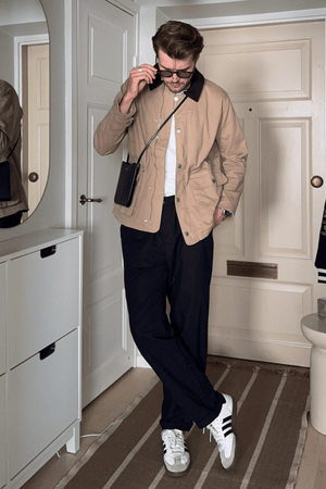 Twilljacke - dunkler Sand