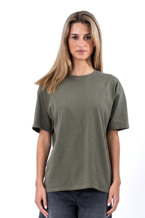 Schweres Boxfit-T-Shirt – Oliv