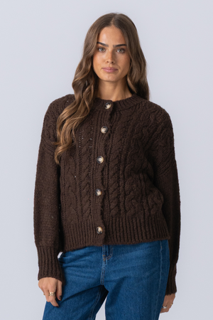 Botton Knit - Braun