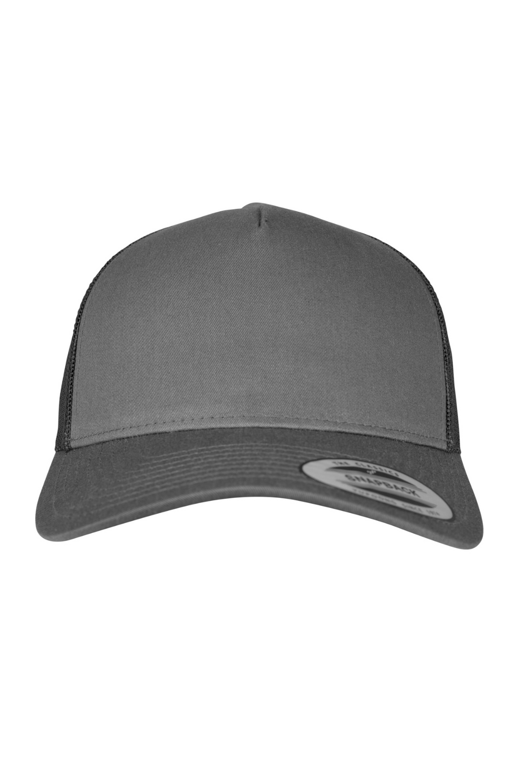 Retro Trucker Cap - Holzkohle