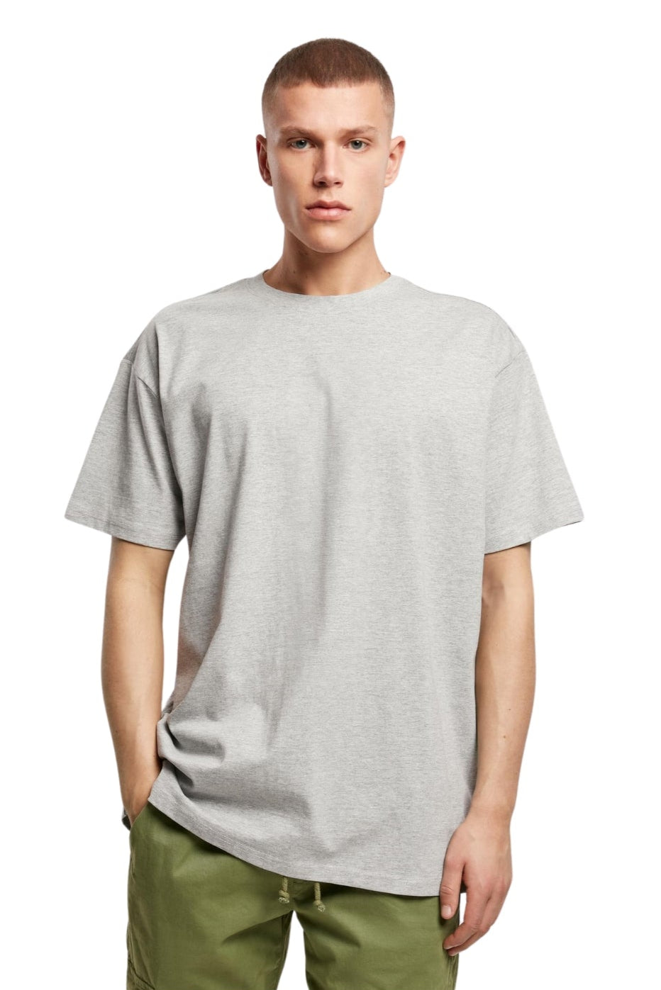 Schwer Oversized T -Shirt - grau