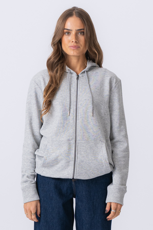 Zip Hoodie - grau