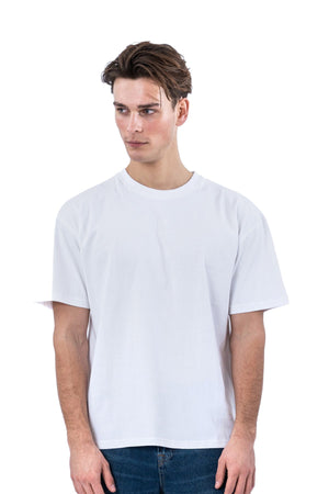 Kastenförmiges T-Shirt – Weiß