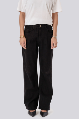 Erica Loose Jeans - Schwarz