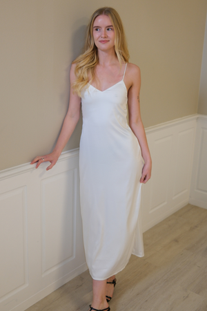 Elina -Gurtkleid - Weiß