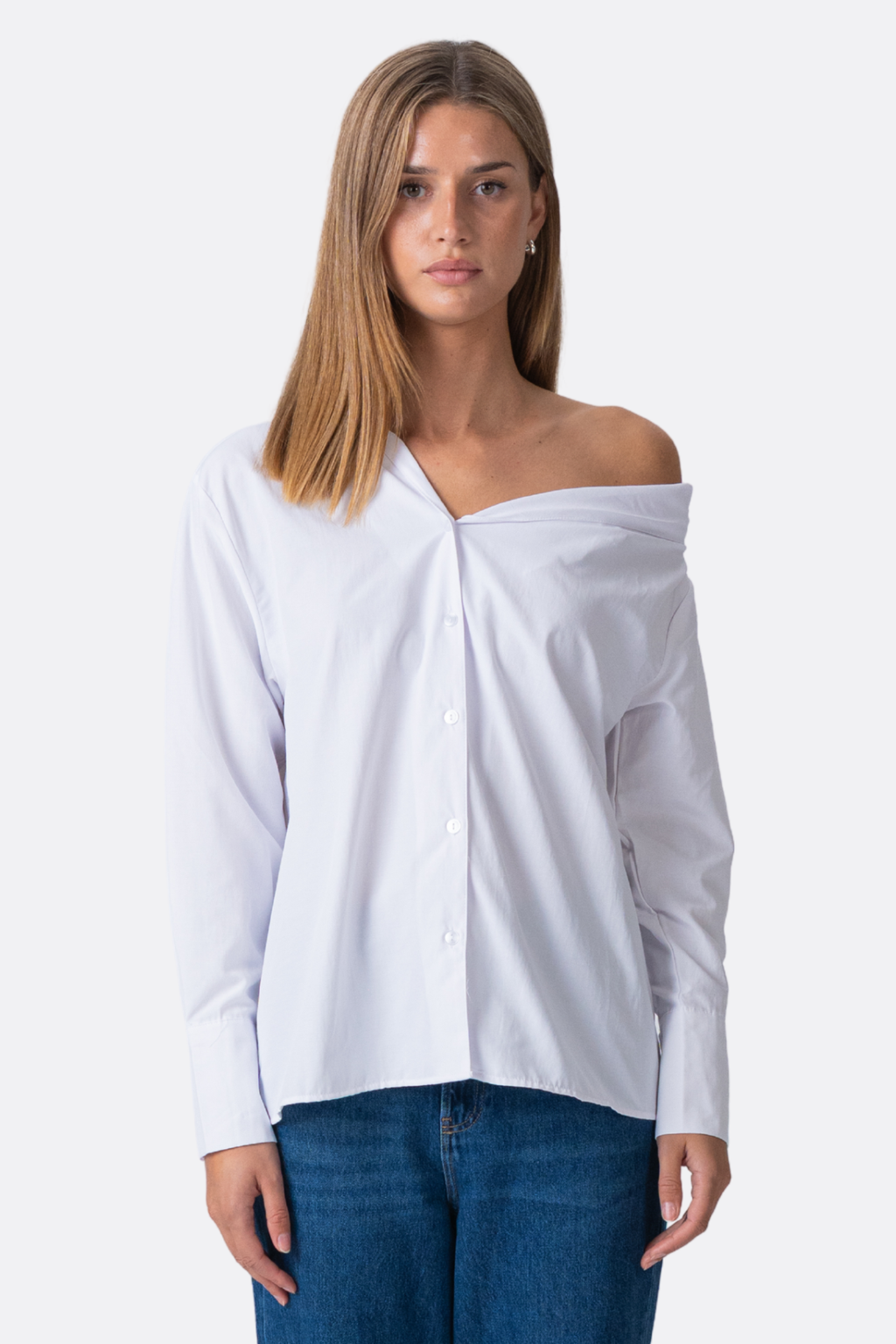 Serena Oversized Hemd - weiß