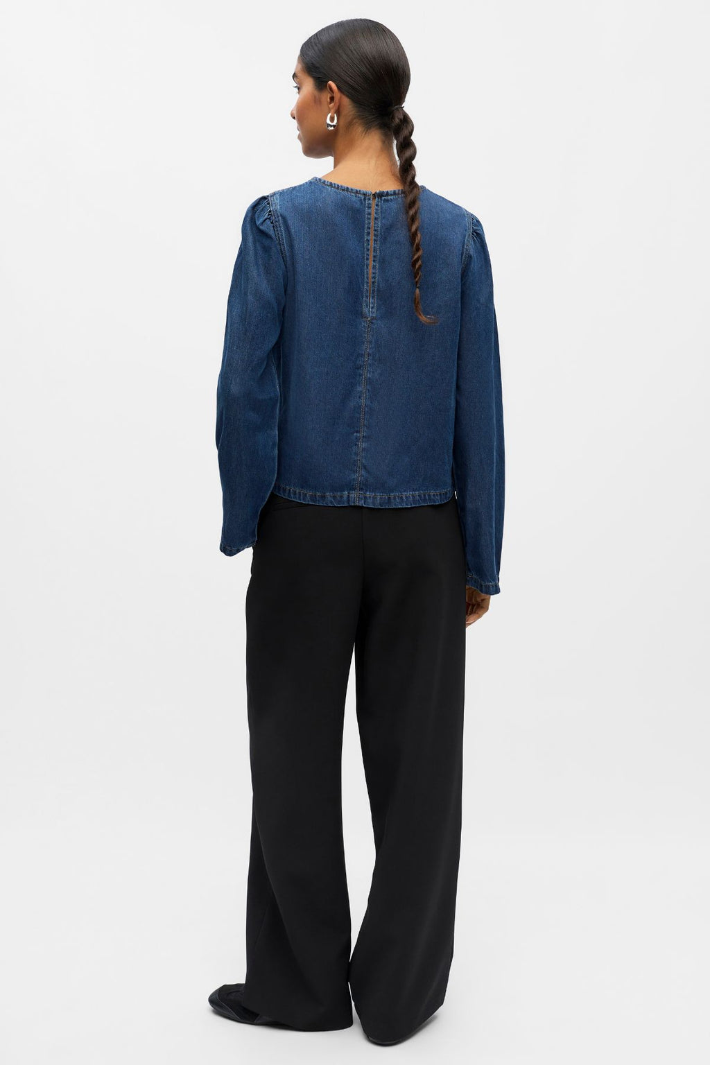 Rahmen oben - dunkelblauer Denim