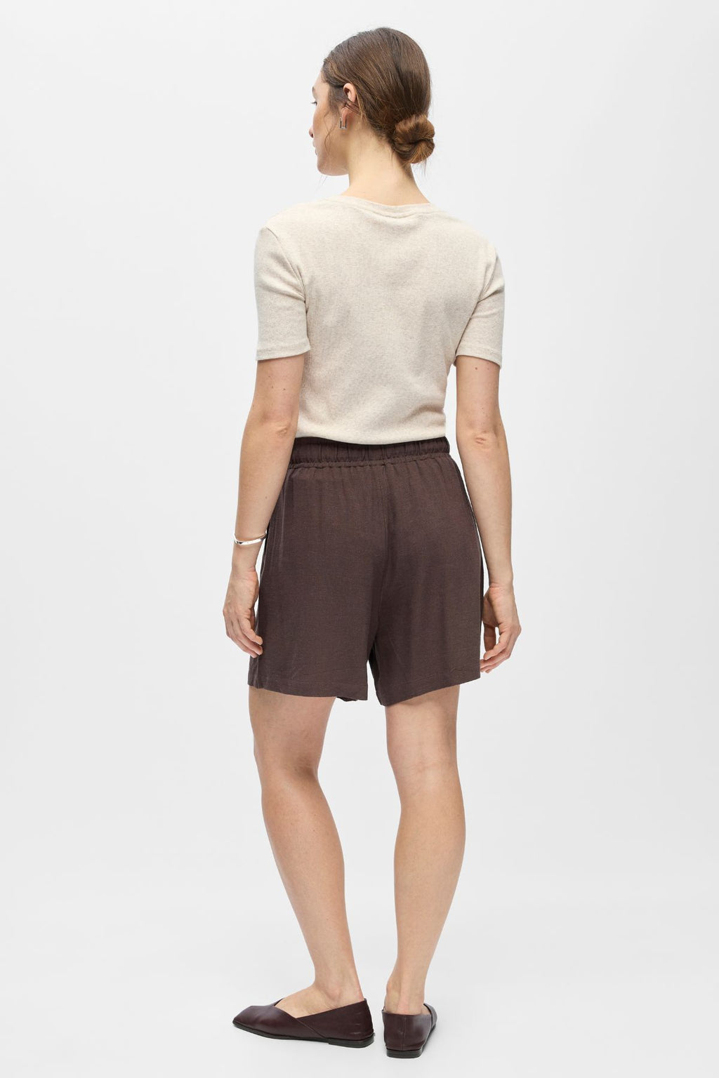Sanne Wide Shorts - Siegel Brown