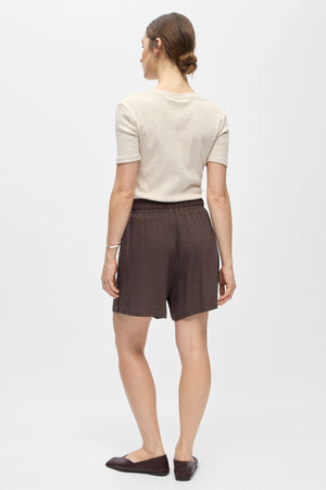 Sanne Wide Shorts - Siegel Brown