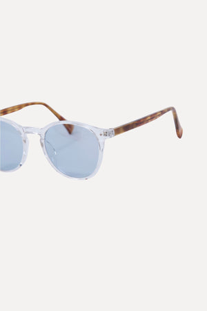 Olivia Sonnenbrille – Transparent-Blau