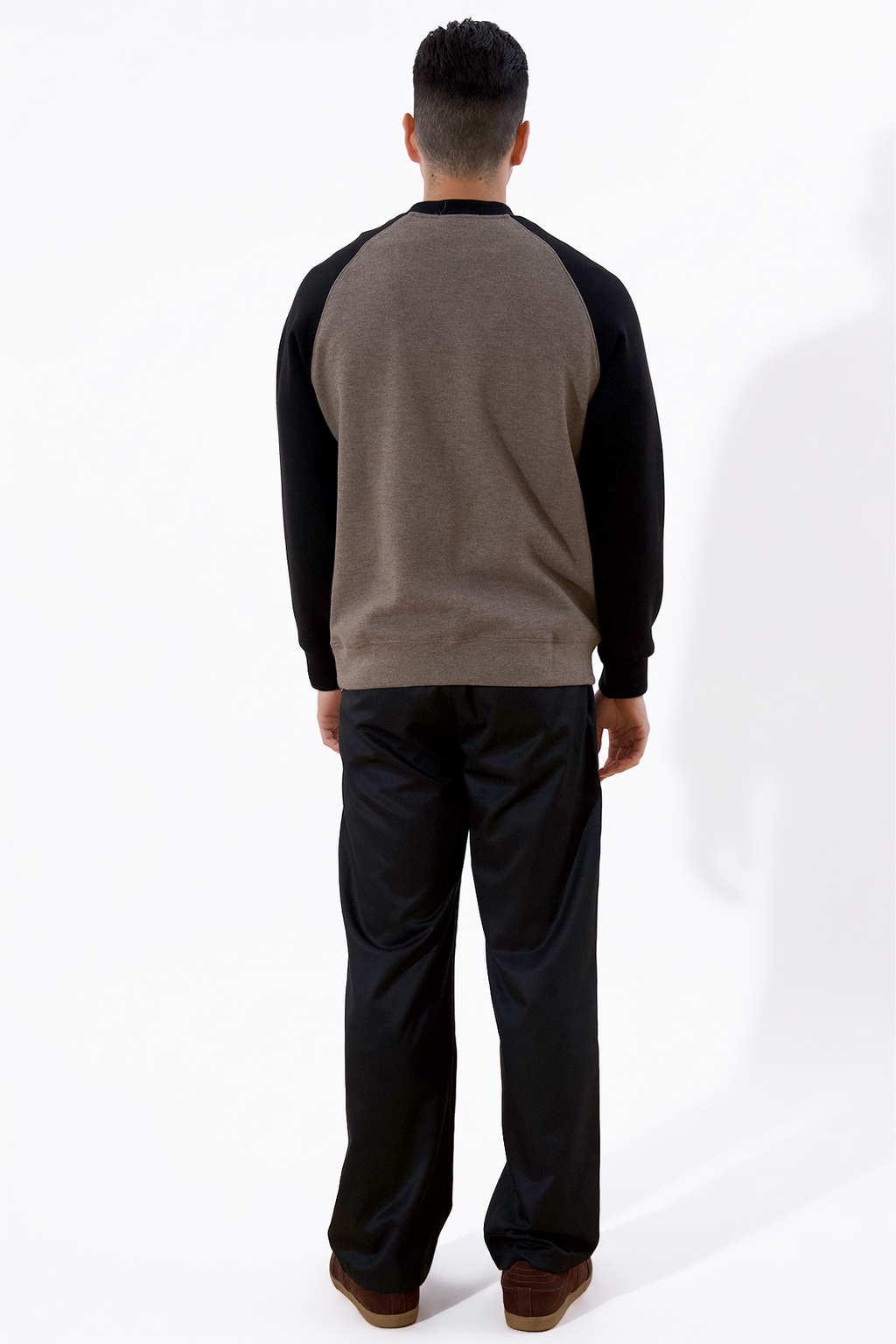 Pullover mit Raglanärmeln – Staubgrün