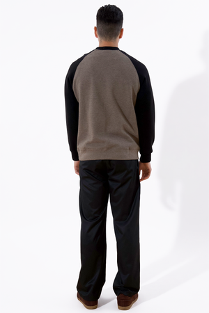 Pullover mit Raglanärmeln – Staubgrün