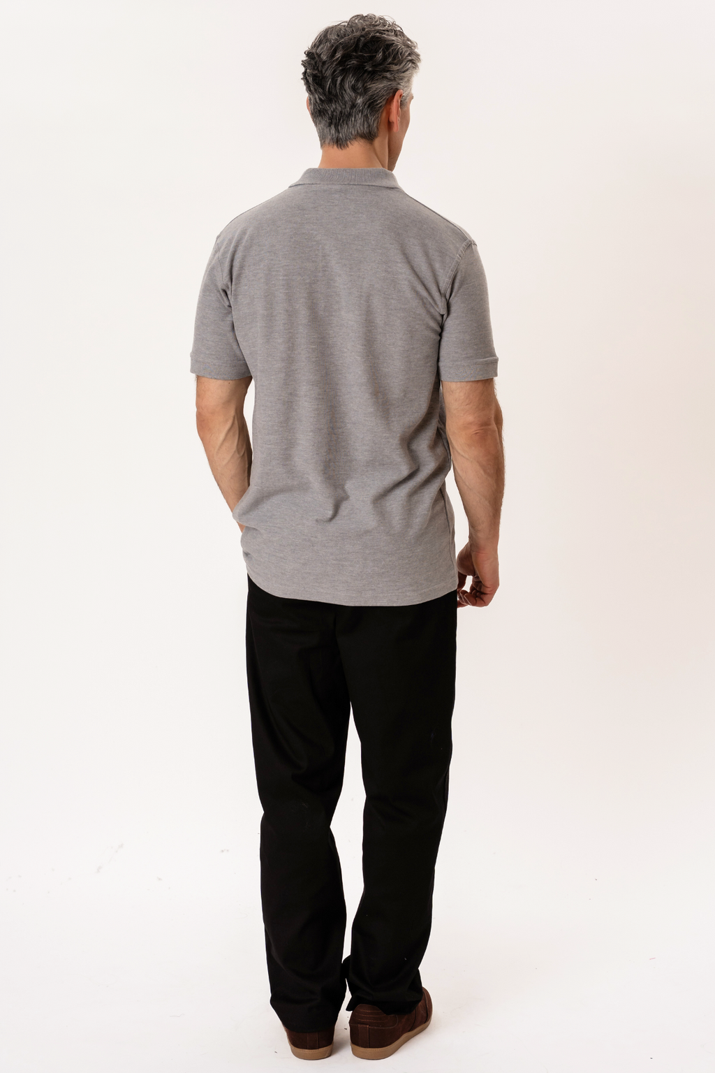 Basic Polo - grau