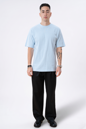 Schwer Oversized T -Shirt - Puderblau