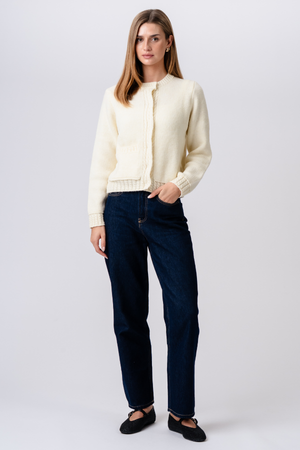 Emilie Strickjacke – Beige